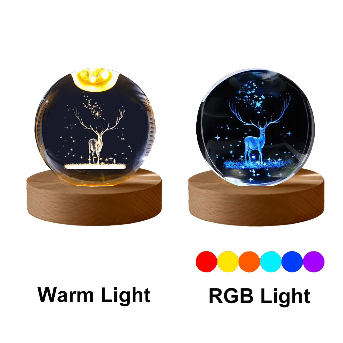 CowLost | product_id-6cm-solar-theme-cosmos-crystal-ball-night-light-rgb-milky-way-moon-desk-ornament |22