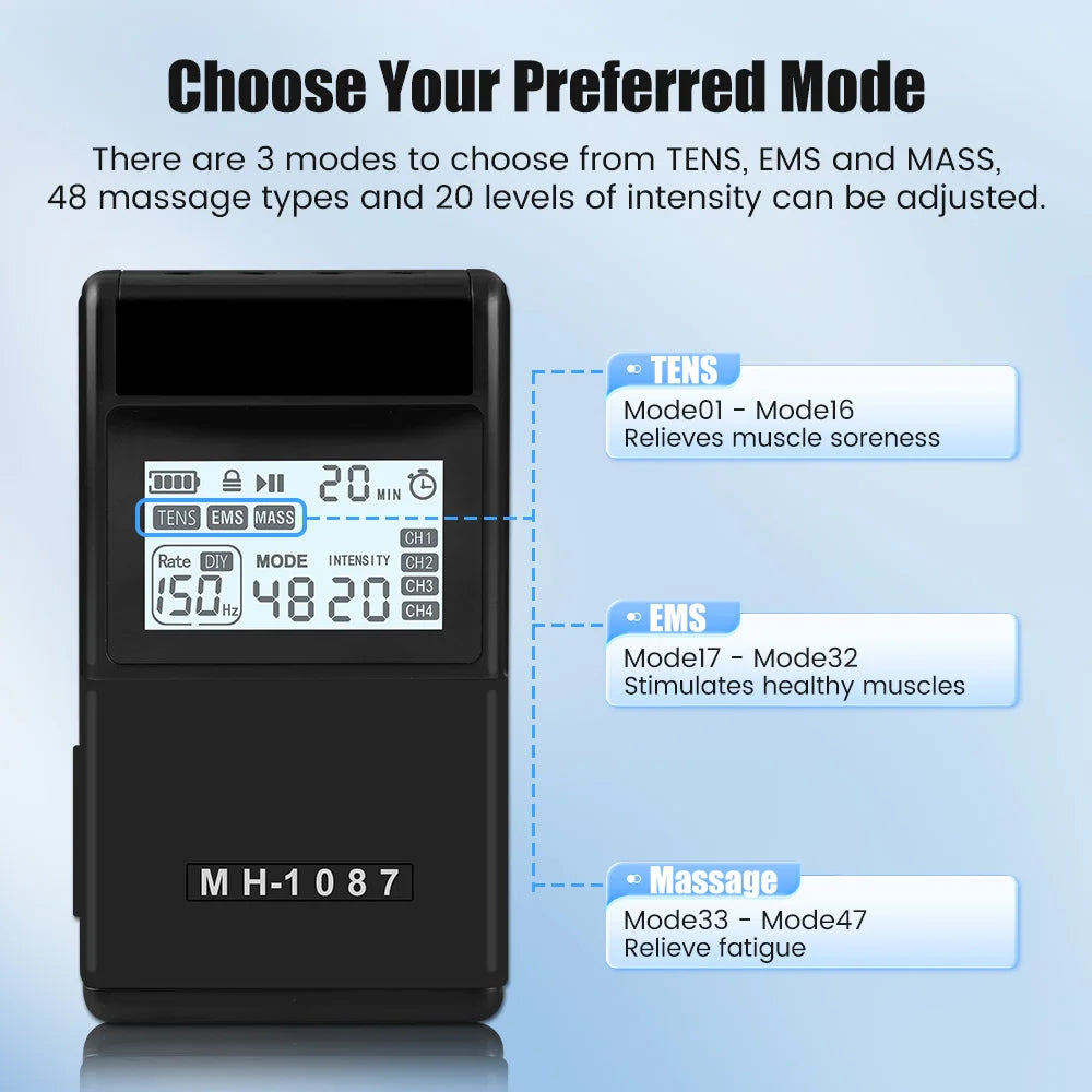 CowLost | uncategorized-48-modes-4-channel-ems-tens-muscle-stimulator-electric-acupuncture-therapy |17