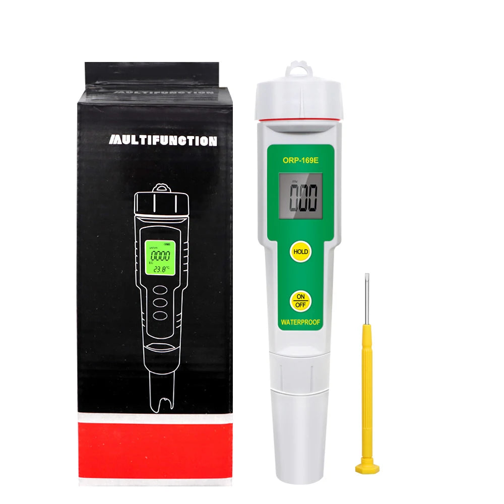 JUANJUAN ORP-169E/F Waterproof Digital ORP Meter Water Quality Tester with Backlight