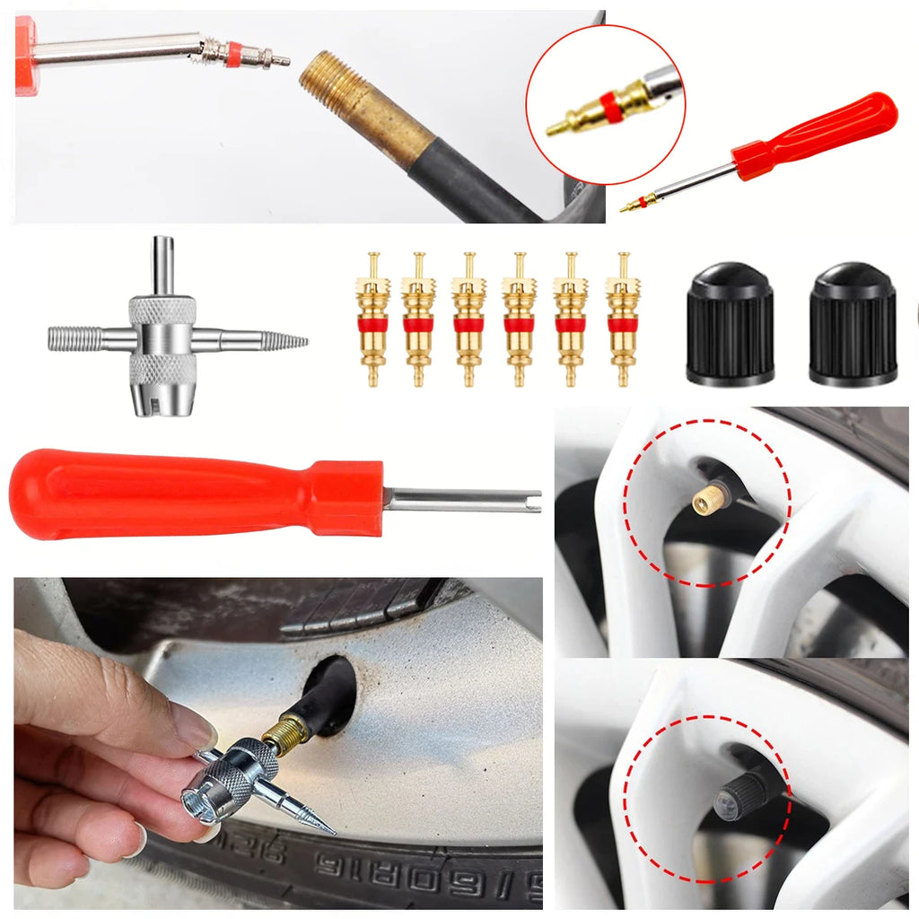 CowLost | car-bicycle-slotted-handle-tire-valve-stem-core-remover |3