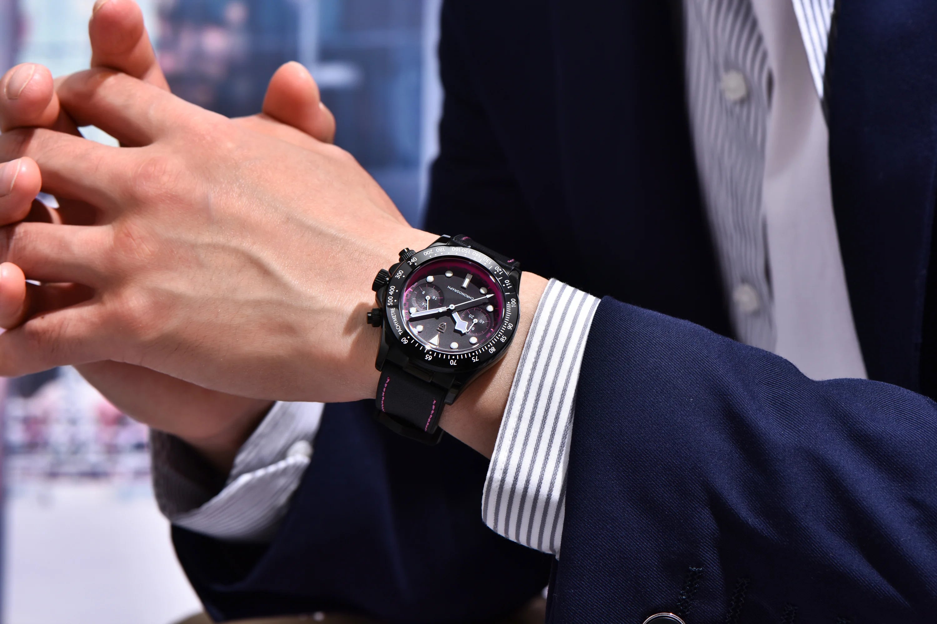 CowLost | pagani-design-2025-new-all-black-bb-panda-chronograph-luxury-quartz-watch |7