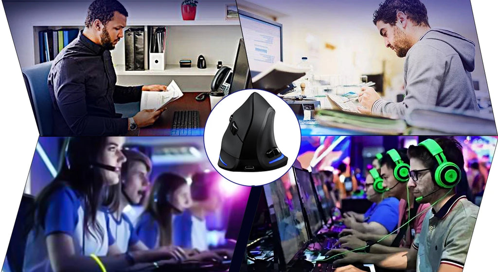 CowLost | lefon-wireless-vertical-mouse-rechargeable-ergonomic-mouse-rgb-optical-usb-game-mice-for-windows-mac-2400-dpi-2-4g-for-pubg-lol |15