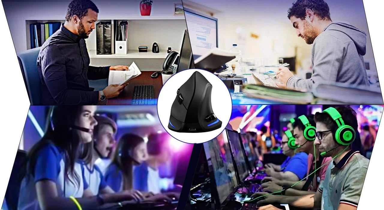 CowLost | lefon-wireless-vertical-mouse-rechargeable-ergonomic-mouse-rgb-optical-usb-game-mice-for-windows-mac-2400-dpi-2-4g-for-pubg-lol |15