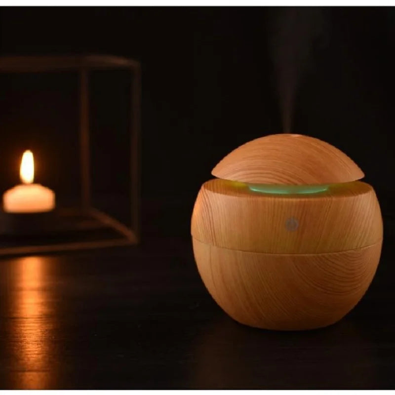 CowLost | product_id-portable-mini-wood-grain-spherical-desktop-air-humidifier-purifier-aromatherapy-machine |2