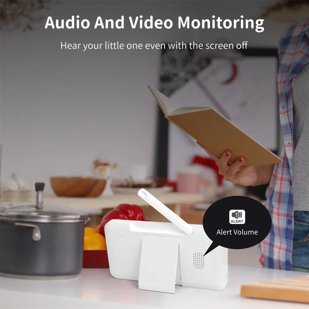 CowLost | baby-transport-accessories-babystar-5-inch-hd-wifi-baby-monitor-with-lcd-video-camera-and-mobile-app-control |4