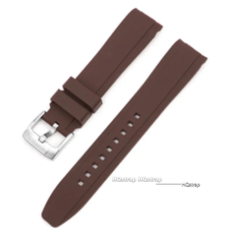 CowLost | product_id-curved-end-waterproof-silicone-rubber-watch-strap-for-citizen-swatch-rolex-20mm-22mm |16