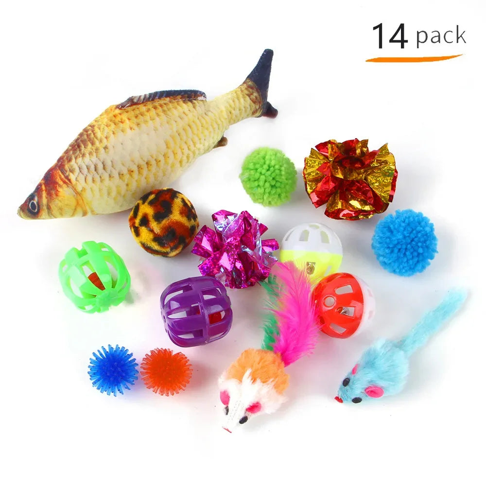 CowLost | cat-treats-cat-toys-mouse-shape-balls-and-foldable-play-tunnel |13