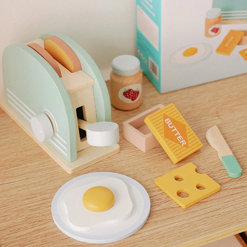 CowLost | product_id-wooden-toy-toaster-bread-machine-educational-pretend-play-kitchen-set-for-kids |2