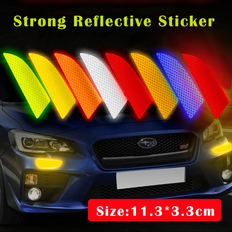CowLost | product_id-2pcs-reflective-safety-strip-stickers-for-car-front-bumper |2