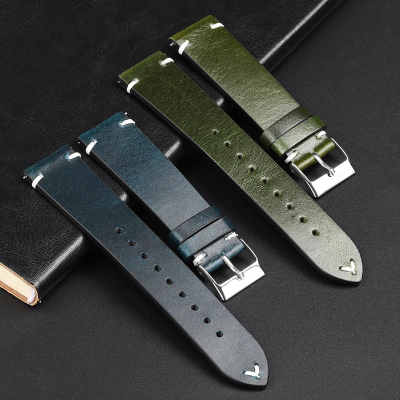 CowLost | bracelets-product_id-retro-oil-wax-calfskin-leather-watchband-for-seiko-quick-release-18mm-20mm-22mm |2