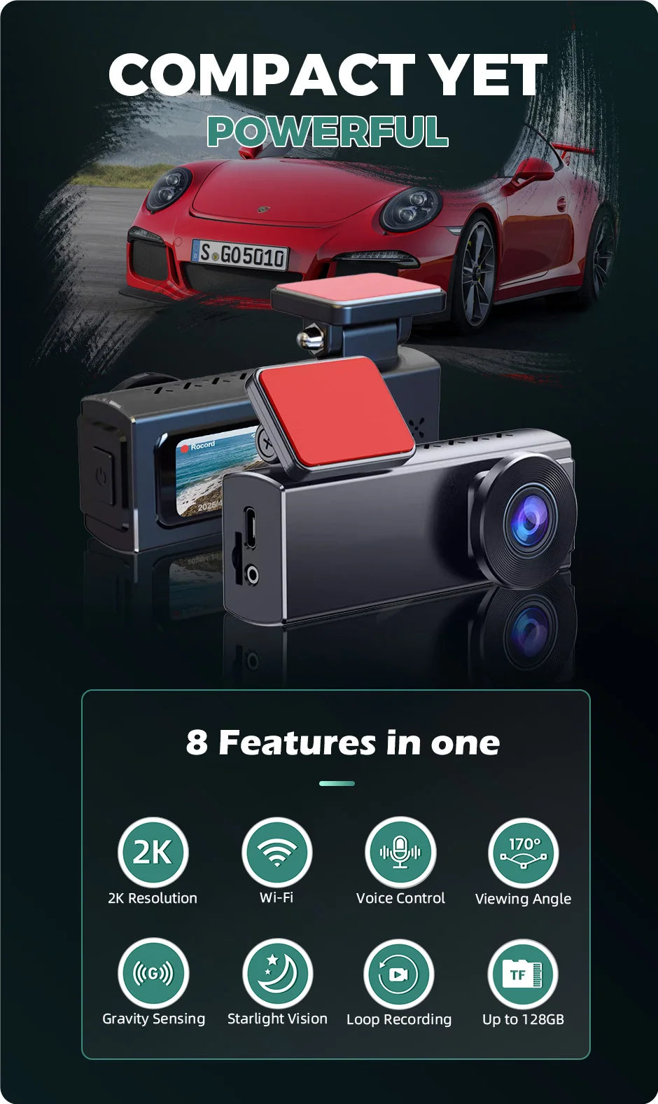 CowLost | vehicle-parts-accessories-greenyi-2k-170-car-dvr-dash-cam-with-1-5-ips-screen |7