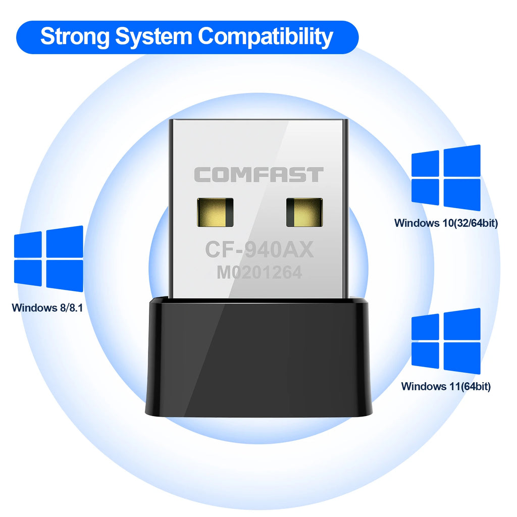 CowLost | comfast-mini-usb-wifi6-dongle-network-card-2-4ghz-wi-fi-lan-adapter |4