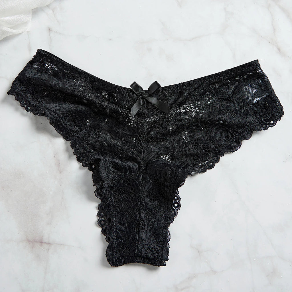 CowLost | women-nightdress-sexy-lace-chemise-bow-nightgown-sleepwear |5