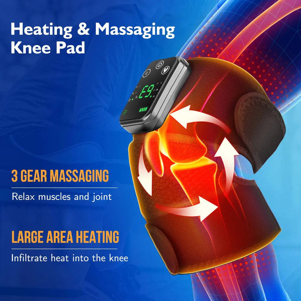CowLost | eletric-heating-knee-massage-device-vibration-knee-pads-for-shoulder-elbow-joint |9
