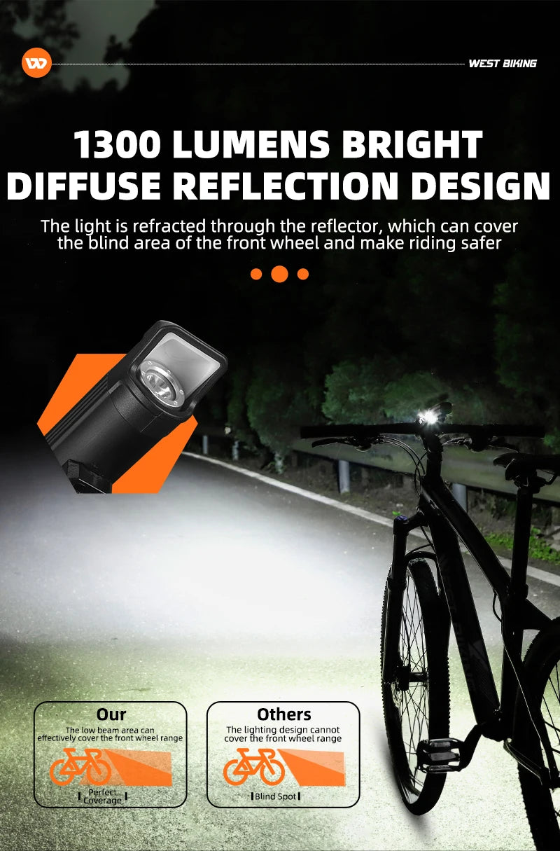 CowLost | west-biking-bike-front-light-induction-bicycle-bright-light-usb-charging-flashlight-cycling-waterproof-torch-bike-headlight |23