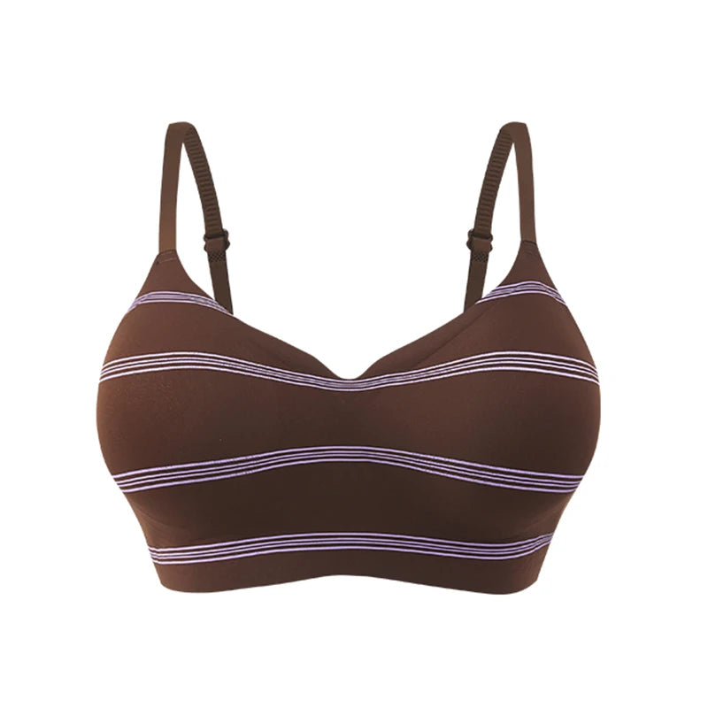 CowLost | product_id-fallsweet-red-plaid-wireless-seamless-push-up-bra-for-women |13