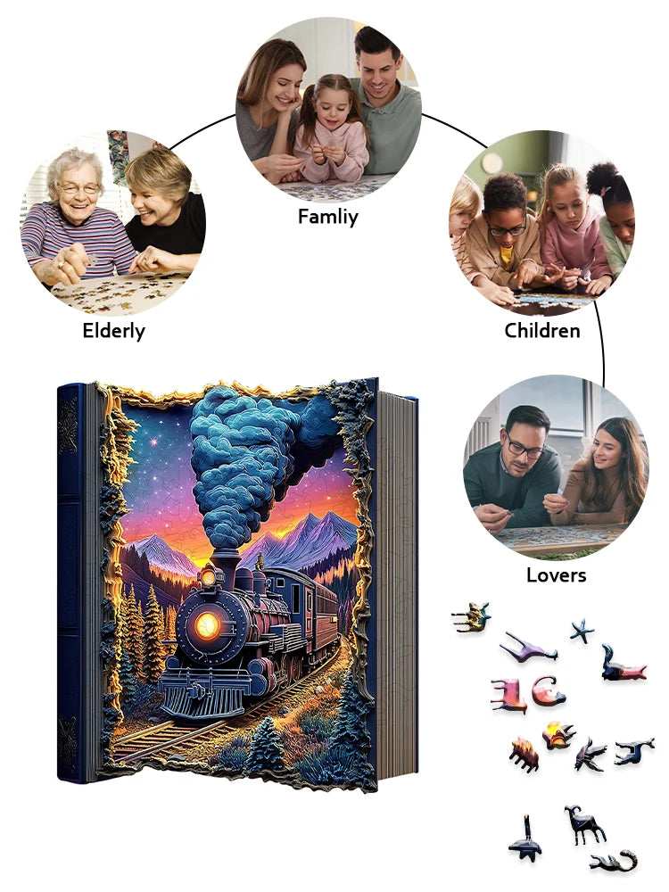 CowLost | product_id-train-wooden-3d-puzzle-brain-game-with-irregular-pieces-and-colorful-artwork |6