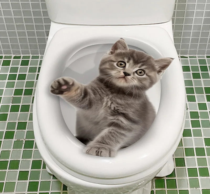 CowLost | vivid-3d-hole-cat-toilet-sticker-home-decoration |4