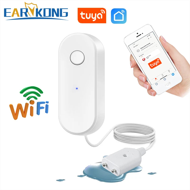 CowLost | earykong-tuya-wifi-water-leakage-sensor-independent-liquid-leak-alarm-4-versions-available-easy-installation |1