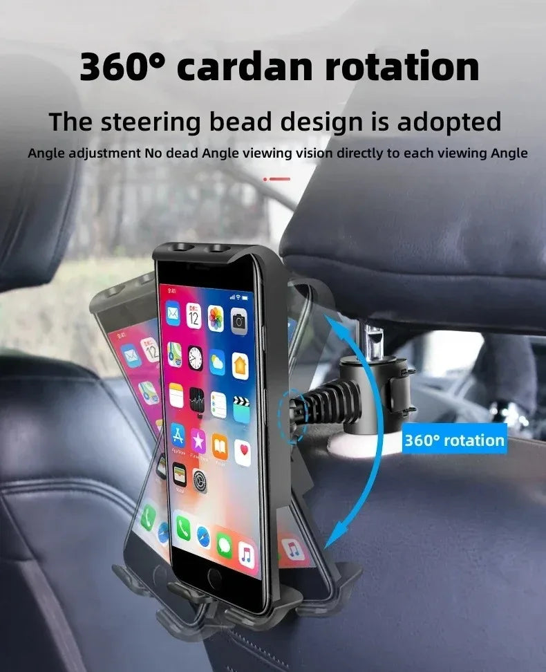 CowLost | mobile-phone-car-mounts-product_id-car-tablet-ipad-holder-adjustable-360-rotation-headrest-mount-for-4-12-devices |11