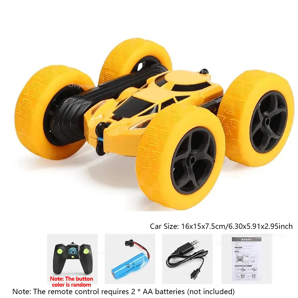 CowLost | rc-stunt-car-children-double-sided-flip-2-4g-remote-control-360-deree-rotation-off-road-drift-rc-car-gifts-for-kids-adults-boys |19