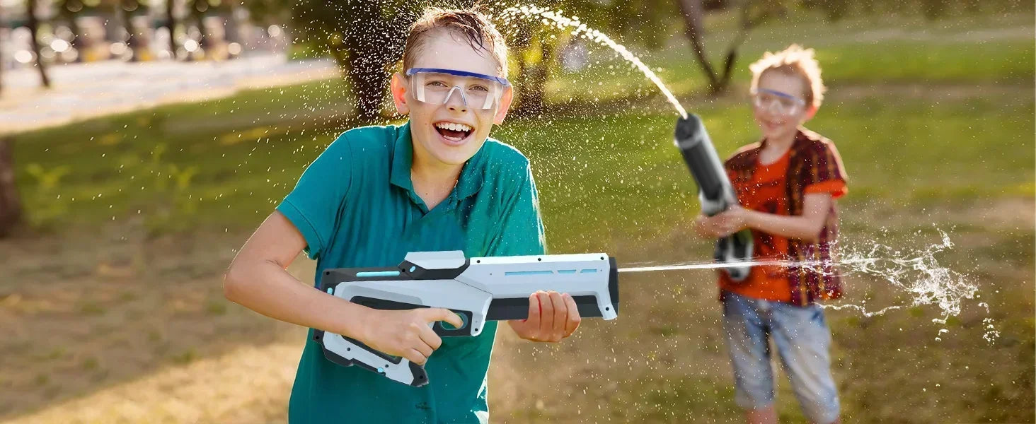 Kids Electric Water Gun Toy Full Automatic Spray for Outdoor Summer Games