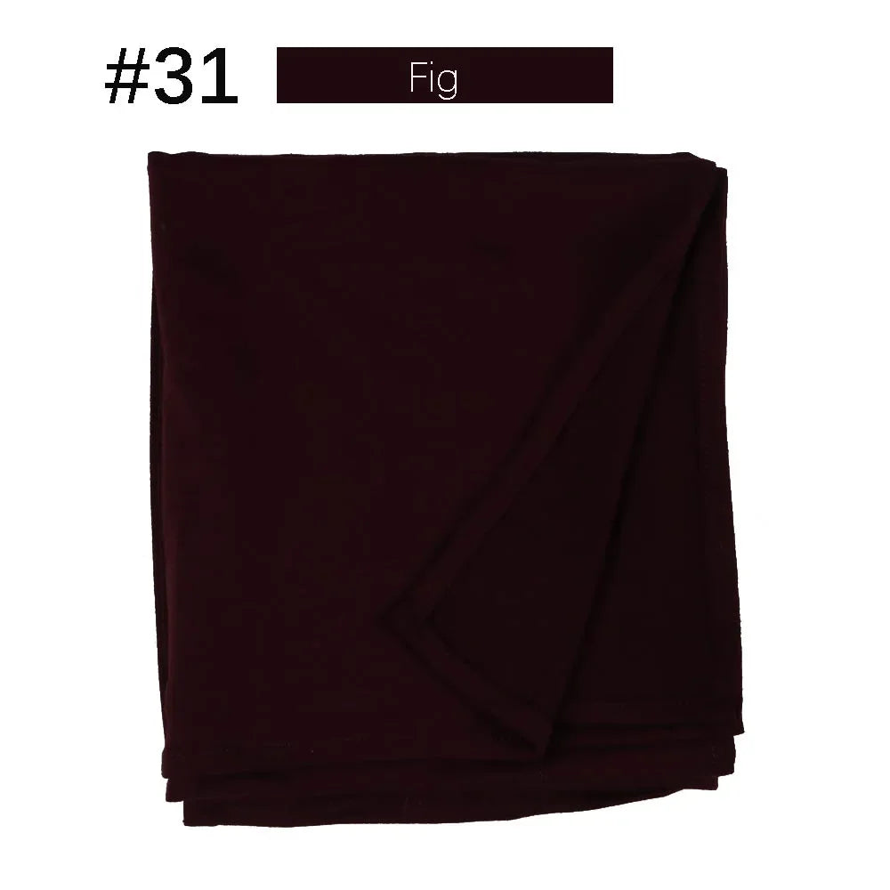 CowLost | muslim-women-stretchy-jersey-hijab-plain-cotton |22