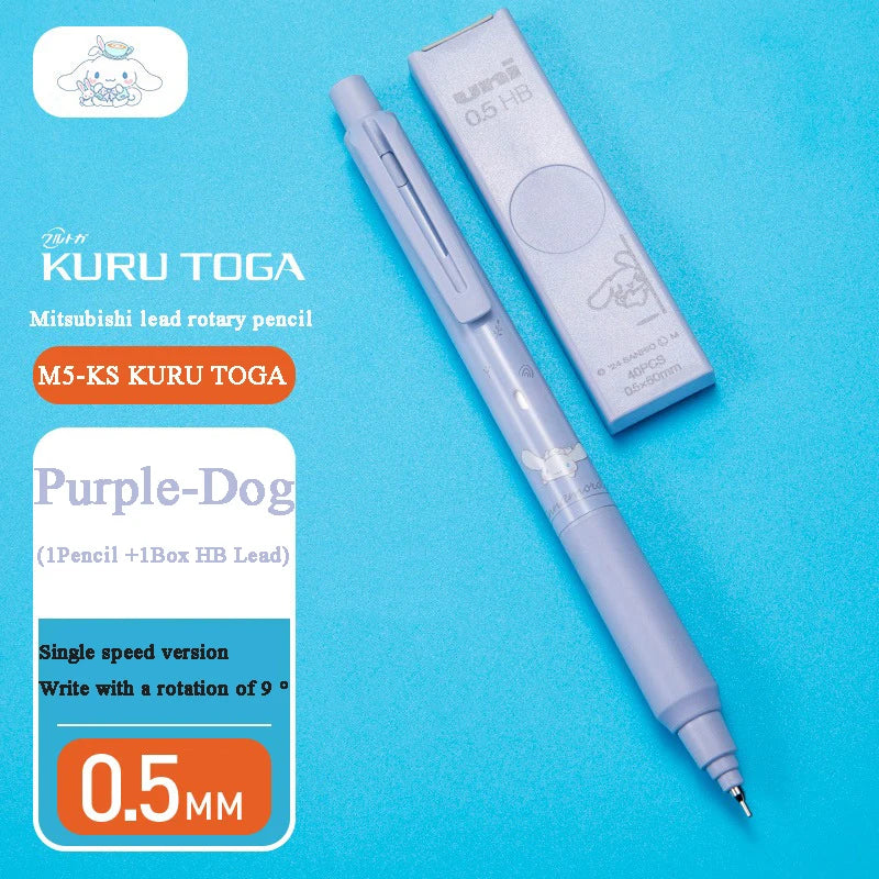 CowLost | product_id-uni-m5-ks-kuru-toga-mechanical-pencil-0-5mm-self-rotating-lead-black-technology |24
