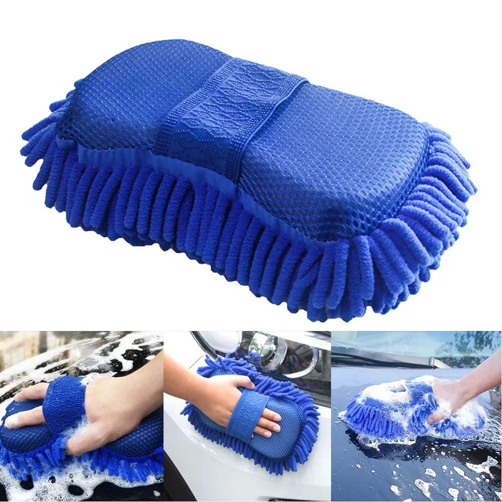 CowLost | car-wash-brushes-product_id-chenille-microfiber-car-wash-sponge-brush-towel-gloves-accessories |3