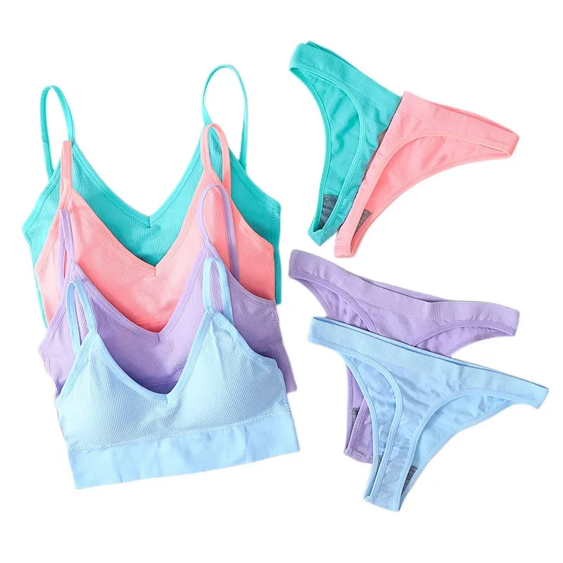 CowLost | product_id-women-seamless-u-back-bra-and-low-waist-thong-set-sporty-lingerie-crop-top |2