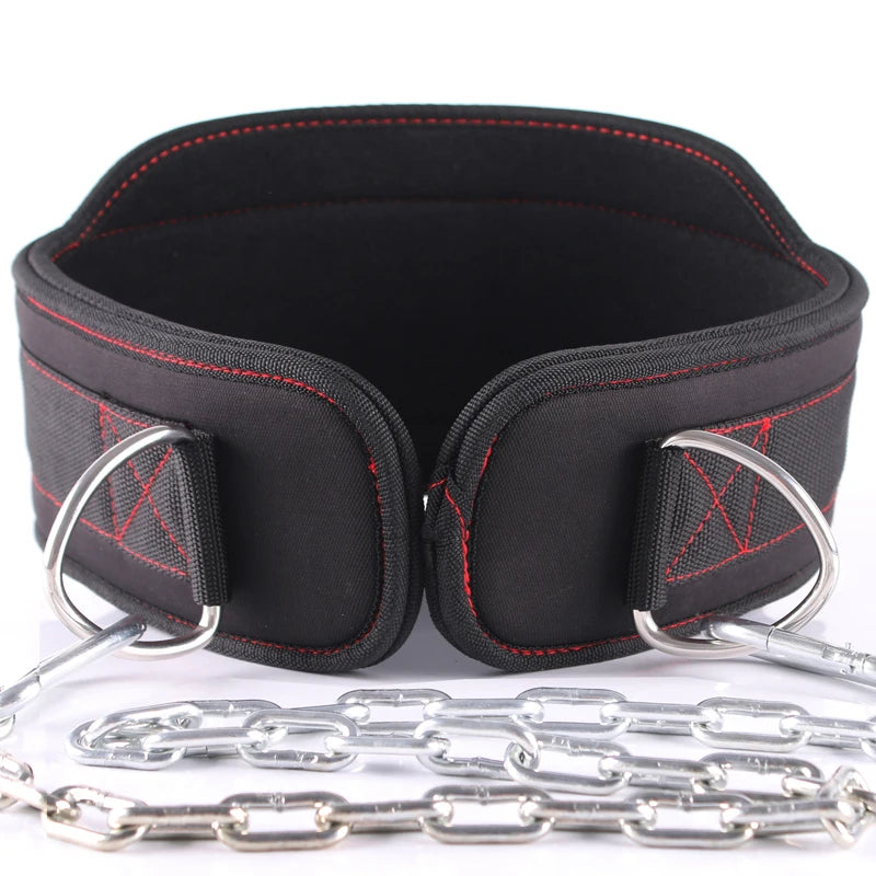 CowLost | sporting-goods-adjustable-eva-weightlifting-pull-up-dip-belt-for-barbell-dumbbell-fitness |10