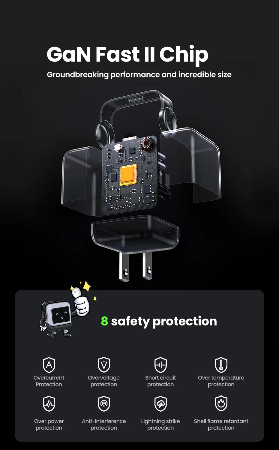 CowLost | ugreen-30w-65w-gan-charger-robot-design-pd3-0-fast-charger |13