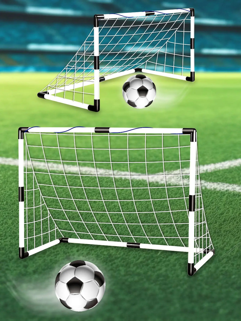 CowLost | product_id-childrens-foldable-football-goal-with-pump-and-ball-outdoor-soccer-training-toy |9