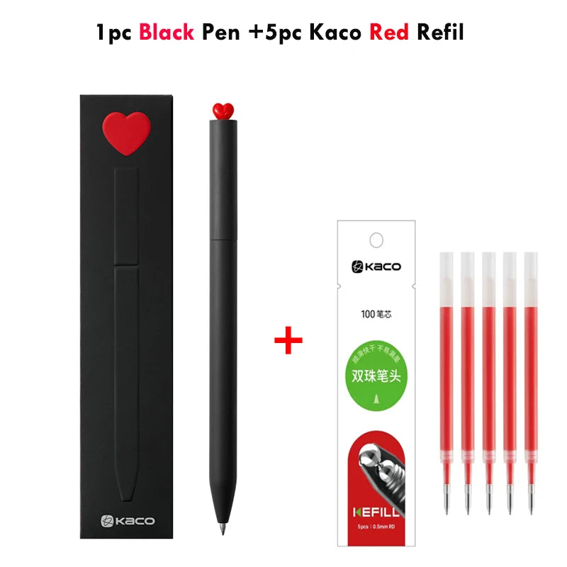 CowLost | product_id-kaco-first-cute-love-0-5mm-black-ink-gel-pen-set-rotating-ballpoint-for-valentines-day-gift |29