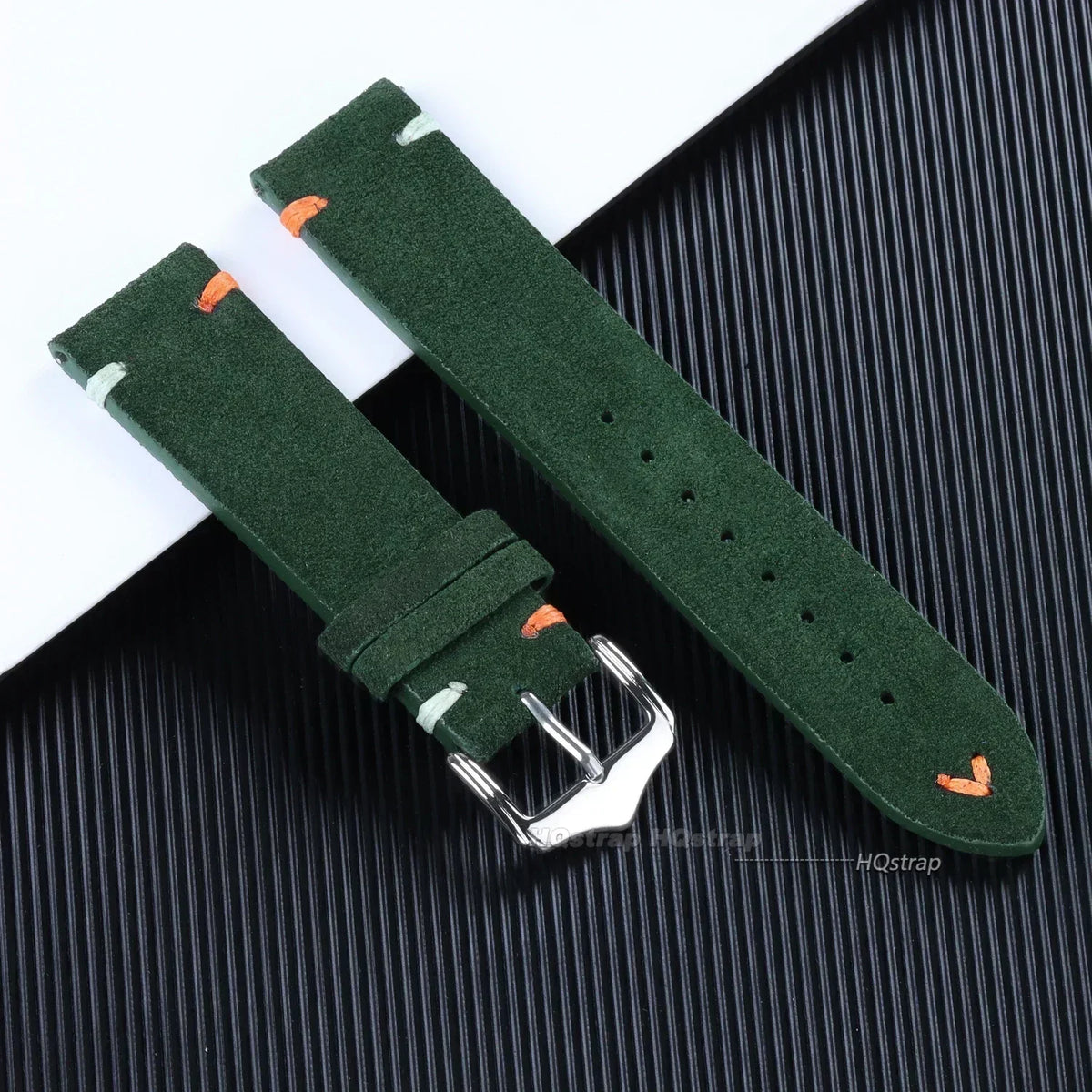 CowLost | 18mm-20mm-22mm-vintage-suede-leather-watch-strap-for-seiko-for-samsung-watch-5-4-3-handmade-stitching-quick-release-bracelet |13
