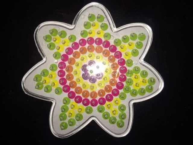 5mm Hama Beads Transparent Plastic Stencil Template Jigsaw Puzzle Pegboard