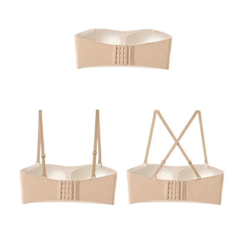 CowLost | product_id-strapless-seamless-push-up-bra-for-small-chest-with-detachable-non-slip-straps |2