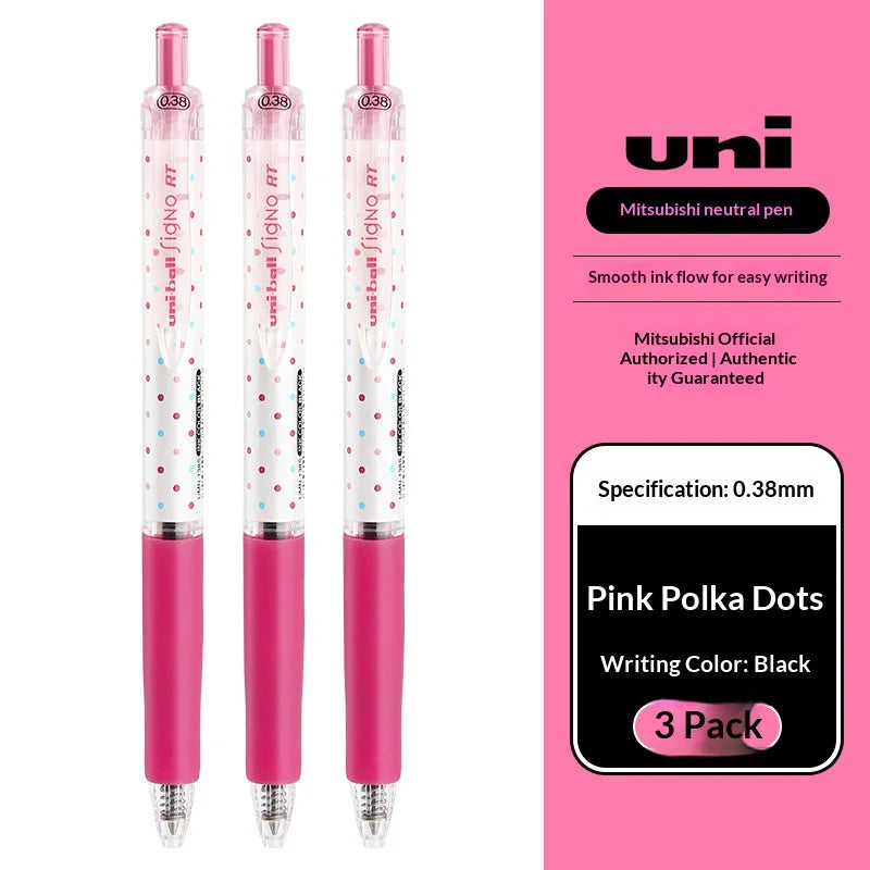 CowLost | product_id-uni-ball-signo-umn-138s-limited-polka-dot-gel-pen-0-38mm-retractable-fine-point-assorted-colors |30