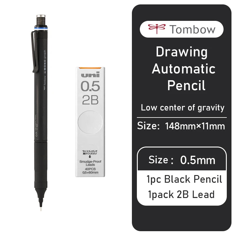 CowLost | product_id-tombow-mono-graph-fine-0-5mm-mechanical-pencil-with-metal-grip-and-eraser-for-professionals |35