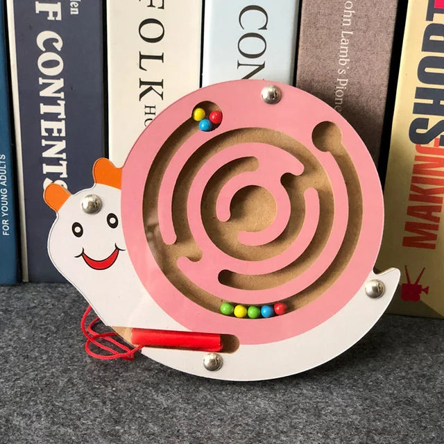 CowLost | fencing-barriers-childrens-wooden-magnetic-track-maze-balance-board-toy |45