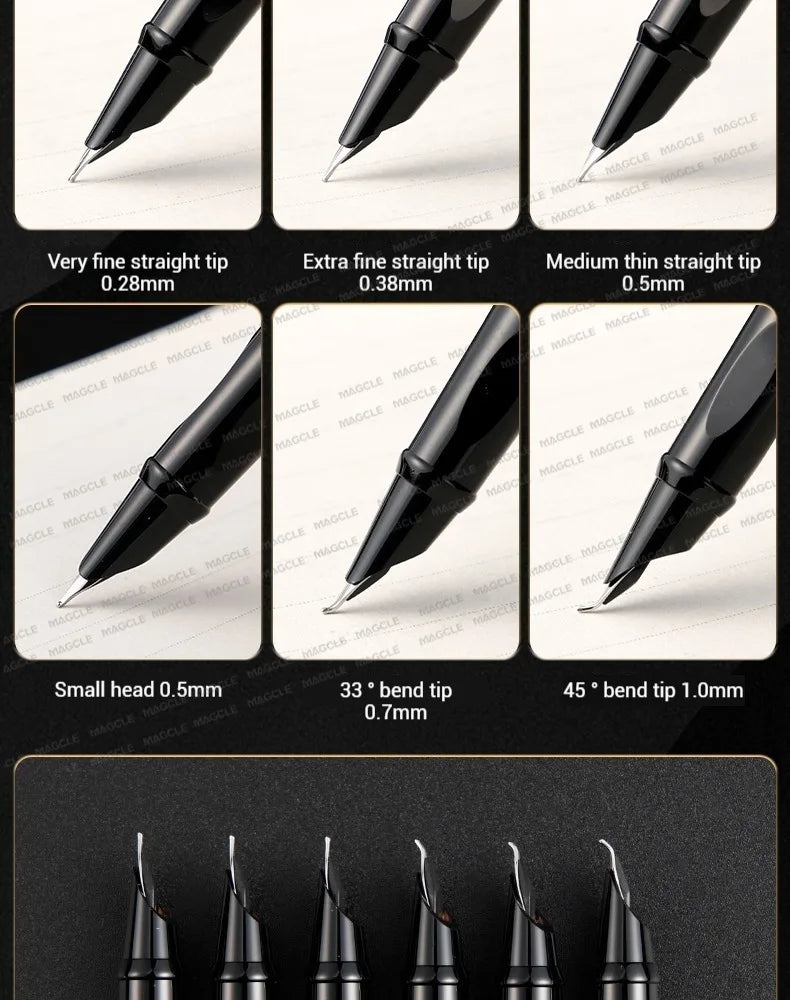 CowLost | product_id-metal-fountain-pen-with-multiple-nib-sizes-0-28-1-0mm-for-calligraphy-and-fine-arts |12