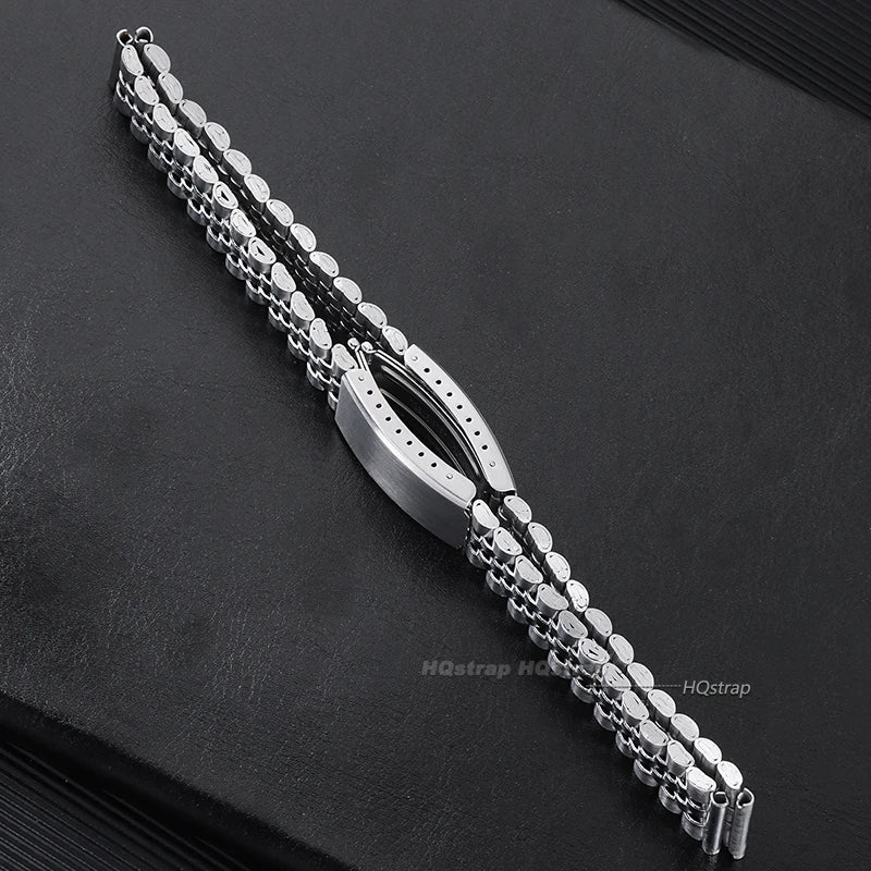 Stainless Steel Watchbands 12-22mm with Folding Clasp for Casio & Seiko