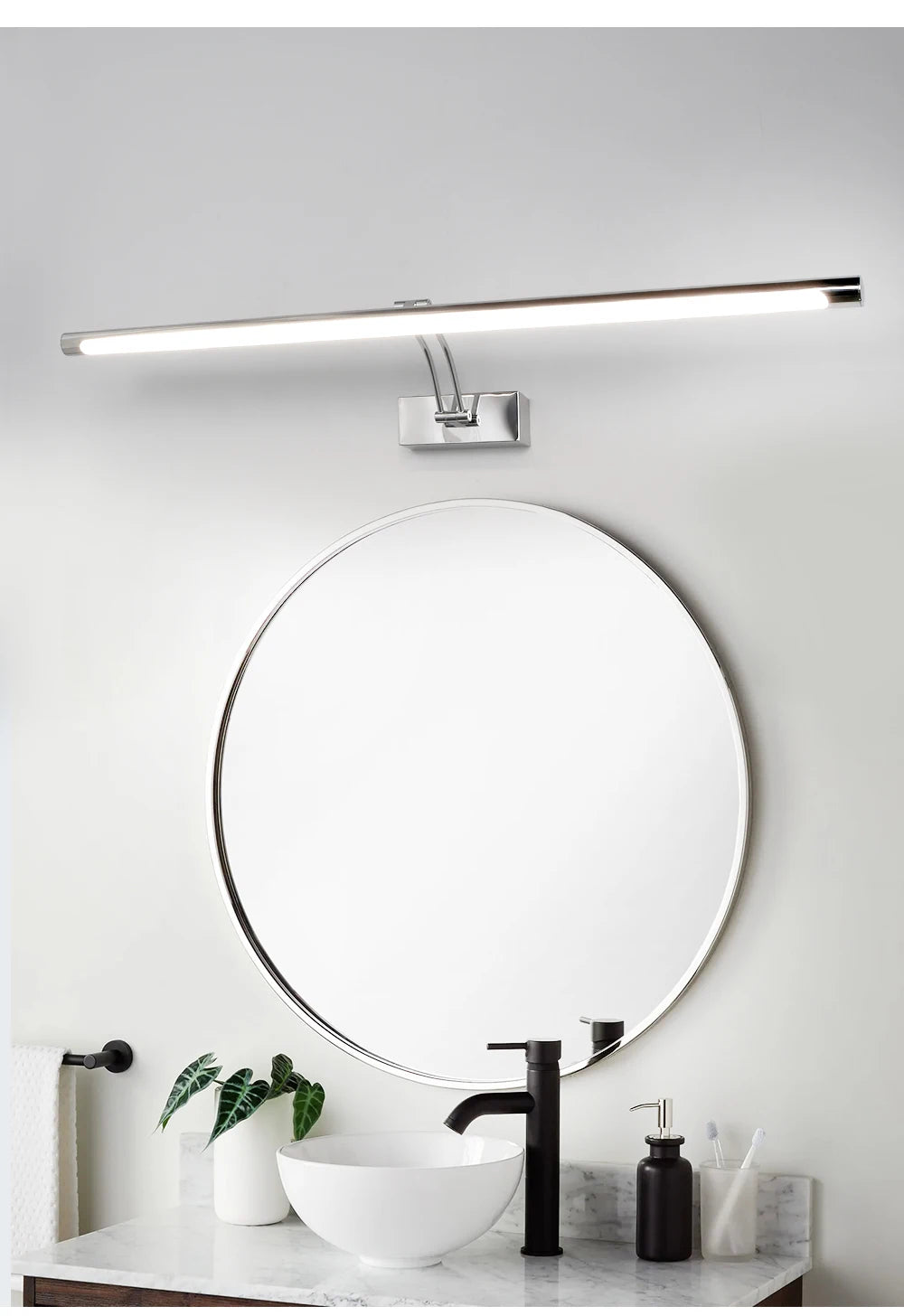 CowLost | product_id-modern-led-wall-lamp-80-100cm-black-silver-bathroom-sconce-picture-light |10