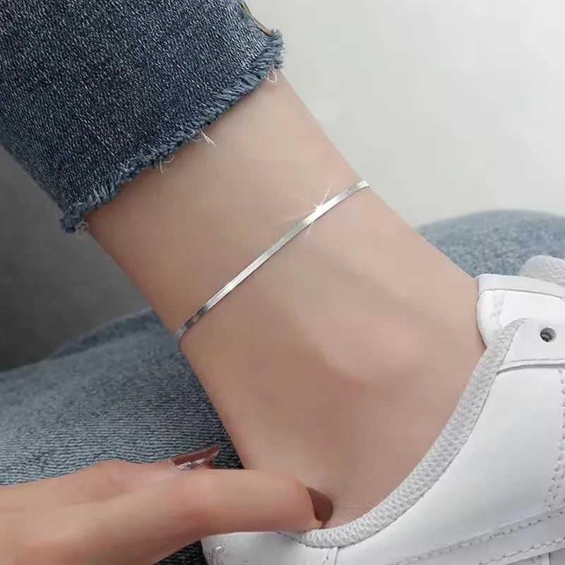 CowLost | handbags-sam-panda-925-sterling-silver-butterfly-zircon-tassel-anklet-for-women |51