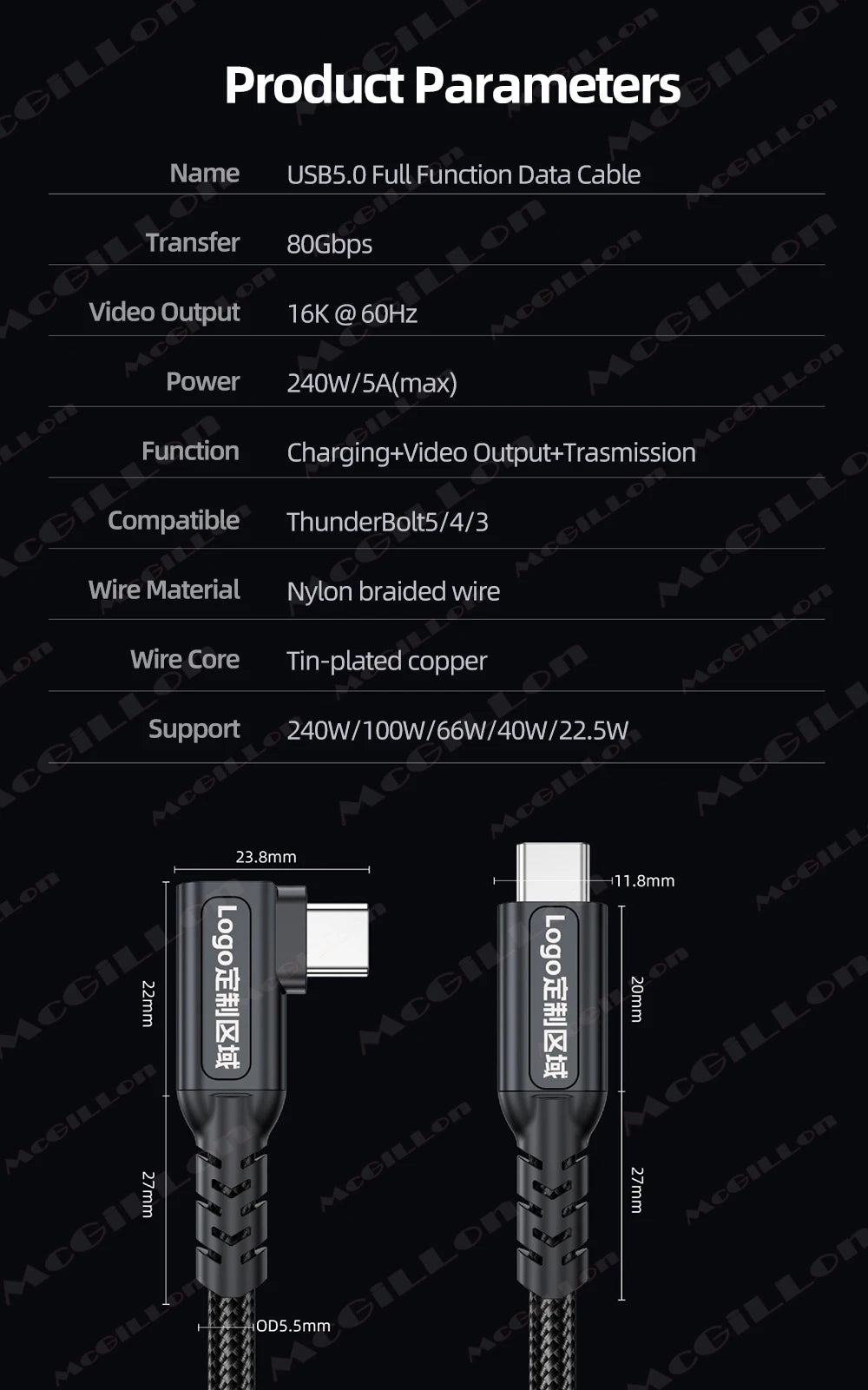 CowLost | product_id-usb-5-0-type-c-to-c-90-elbow-cable-80gbps-240w-pd-5a-fast-charging-thunderbolt-5-4-3-compatible |11