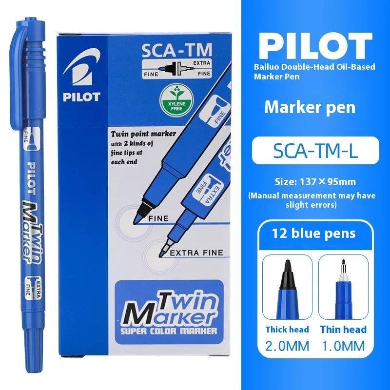 CowLost | product_id-pilot-oil-based-permanent-marker-pen-2-in-1-dual-tip-fine-bold-quick-drying-waterproof-smudge-proof |13