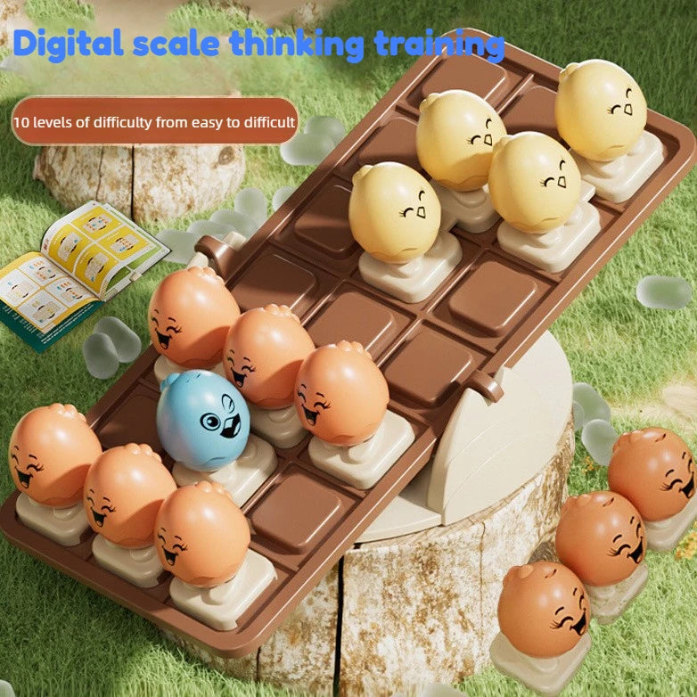 Chicken Balance Board Game Montessori Math Logic Strategy STEM Toy for Kids