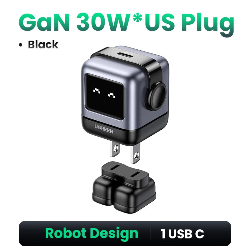 CowLost | ugreen-65w-30w-gan-charger-robot-design-pd3-0-fast-charger |33
