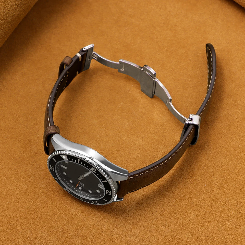 CowLost | product_id-vintage-leather-quick-release-watch-band-for-seiko-16-24mm-with-butterfly-buckle |6
