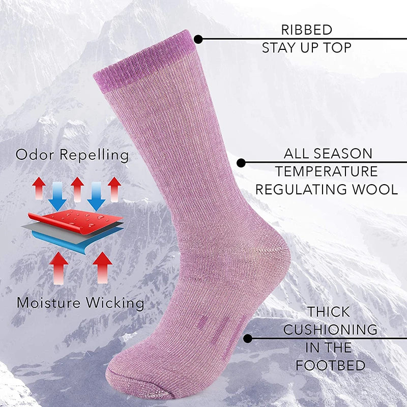 CowLost | sporting-goods-womens-winter-merino-wool-thermal-socks |4